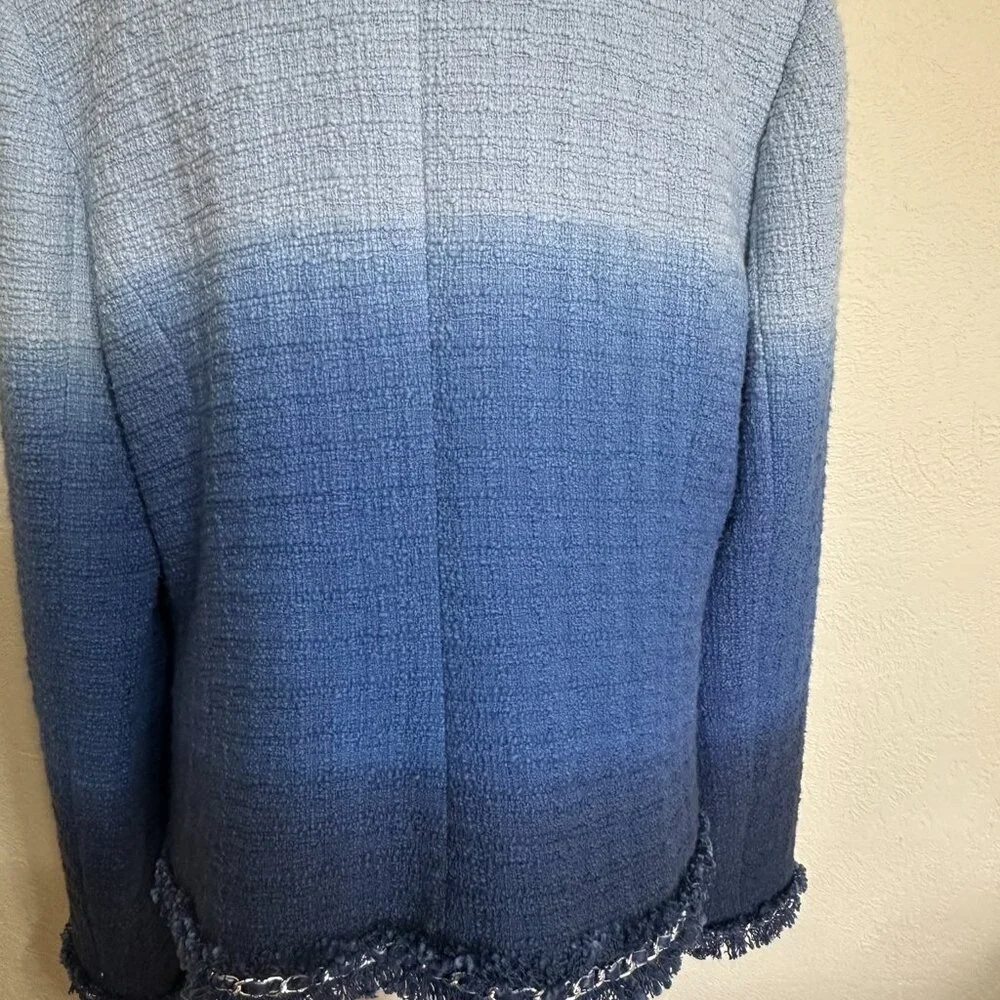 Boston Proper, Vintage jacket, Two tone blue, Size 16 - Picture 7 of 16